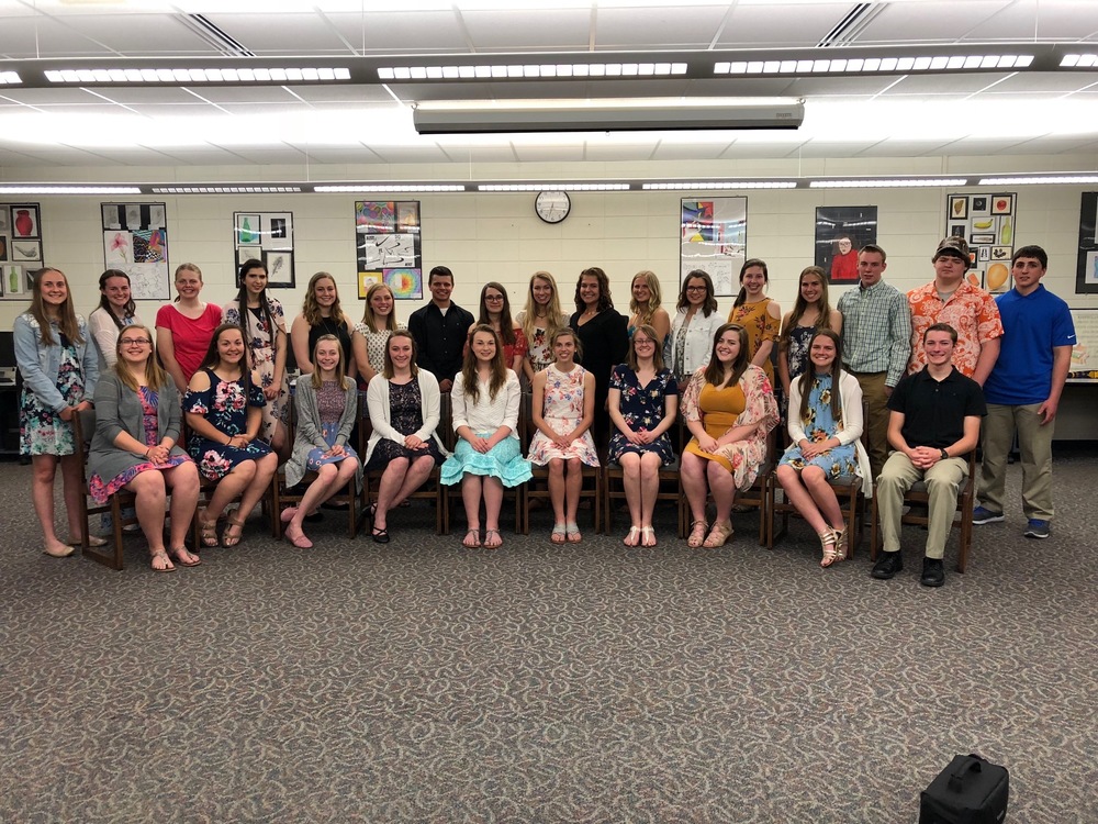 The CHS 2018 National Honor Society Students