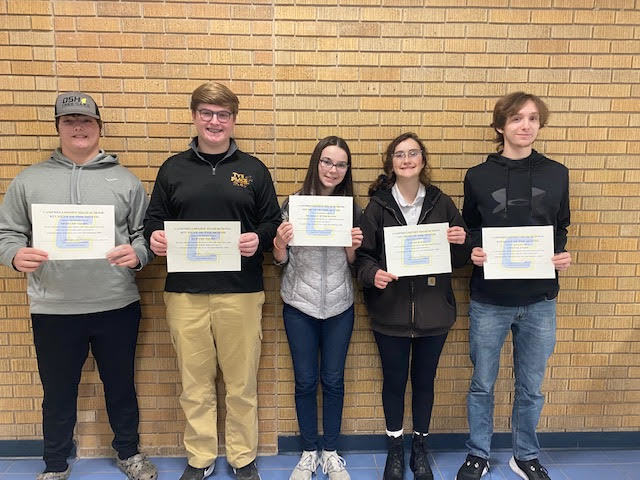 CHS December Students of the Month