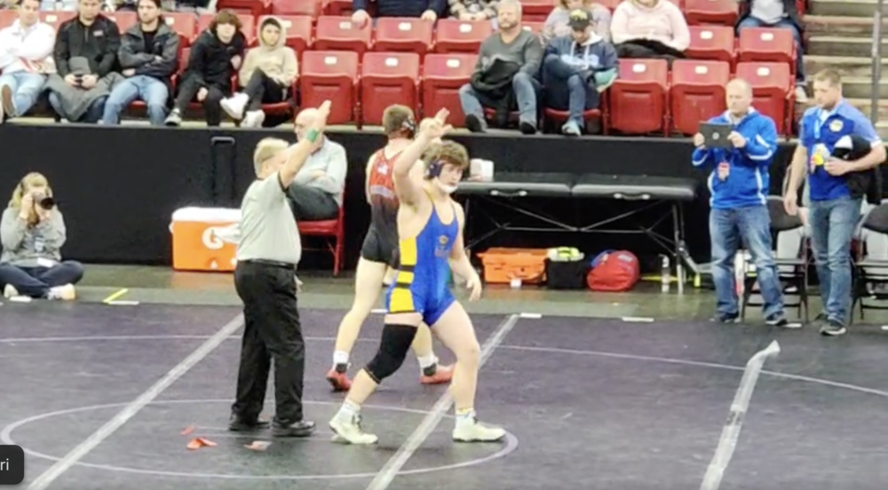 Joseph Volz places 3rd at state! Campbellsport School District